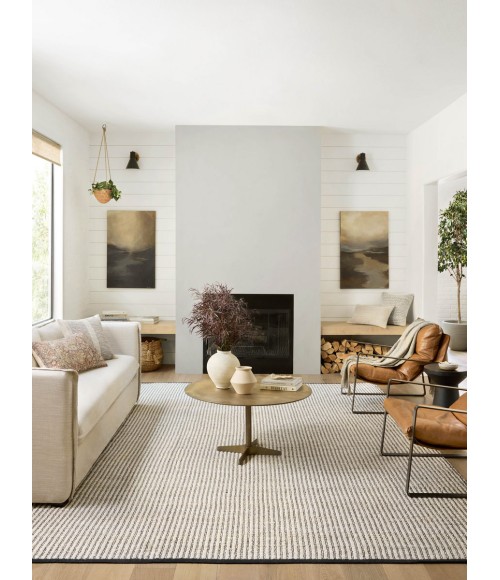 Angela Rose x Loloi Colton Ivory / Black Rug CON-02 4 ft. X 6 ft. Rectangle - Rugs Town Angela Rose x Loloi Colton Ivory / Black CON-02 4 ft. X 6 ft. Rectangle Rug