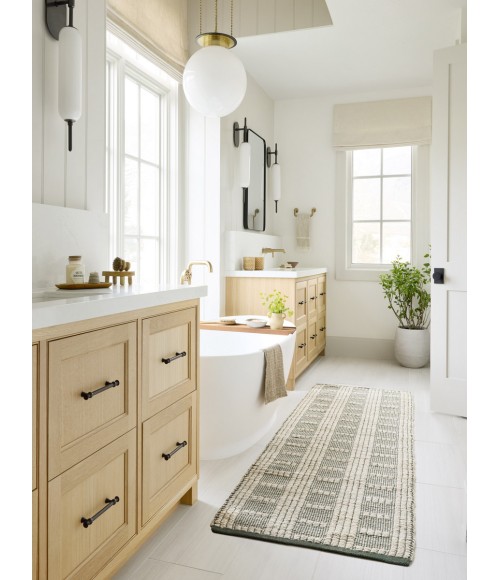 Angela Rose x Loloi Colton Ivory / Sage Rug CON-03 2 ft. 6 in. X 8 ft. Rectangle - Rugs Town Angela Rose x Loloi Colton Ivory / Sage CON-03 2 ft. 6 in. X 8 ft. Rectangle Rug