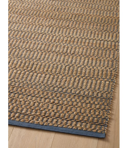 Angela Rose x Loloi Colton Natural / Navy CON-05 5 ft. X 7 ft. Rectangle Rug