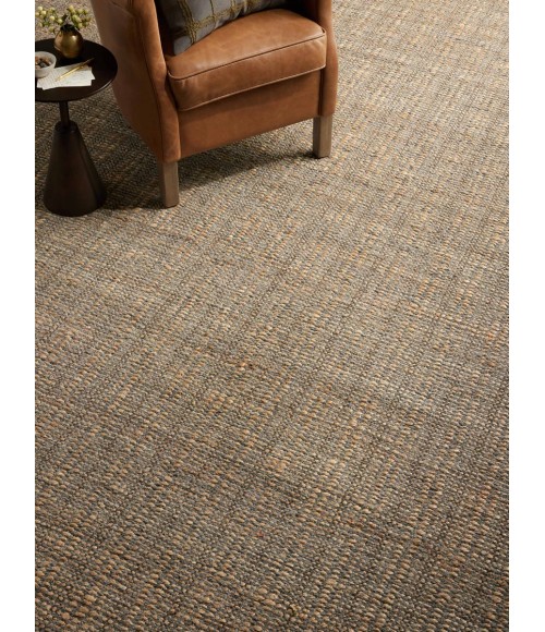 Jean Stoffer x Loloi Cornwall Charcoal / Natural CRN-01 7 ft. 9 in. X 9 ft. 9 in. Rectangle Rug