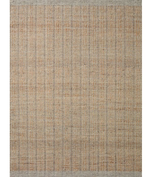 Jean Stoffer x Loloi Cornwall Lt Grey / Natural CRN-01 5 ft. X 7 ft. 6 in. Rectangle Rug