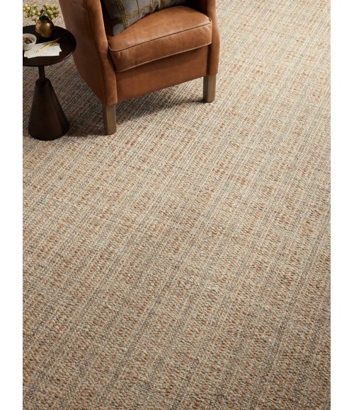 Jean Stoffer x Loloi Cornwall Lt Grey / Natural CRN-01 5 ft. X 7 ft. 6 in. Rectangle Rug