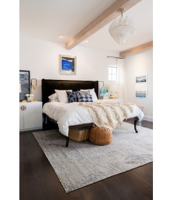 Loloi Cyrus CU-03 SLATE Area Rug 5 ft. 6 in. X 8 ft. 6 in. Rectangle