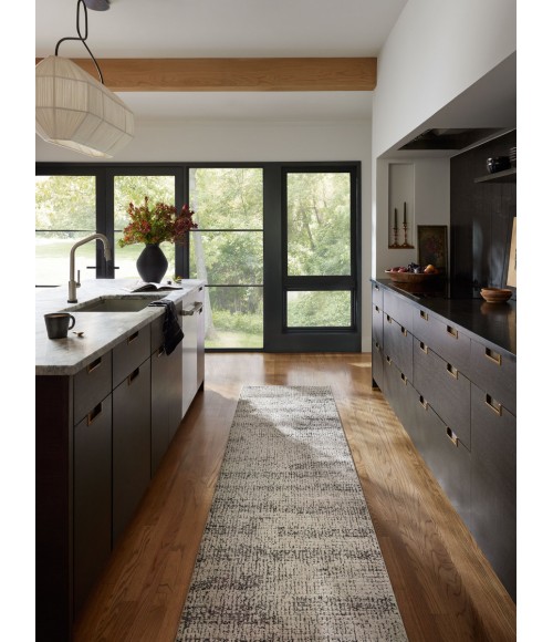 Loloi Darby Oatmeal / Charcoal Rug DAR-02 2 ft. 7 in. X 12 ft. Rectangle - Rugs Town Loloi Darby Oatmeal / Charcoal DAR-02 2 ft. 7 in. X 12 ft. Rectangle Rug