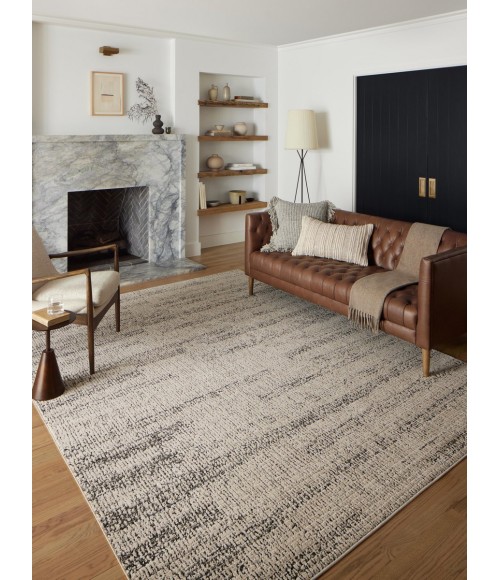Loloi Darby Oatmeal / Charcoal Rug DAR-02 2 ft. 7 in. X 12 ft. Rectangle - Rugs Town Loloi Darby Oatmeal / Charcoal DAR-02 2 ft. 7 in. X 12 ft. Rectangle Rug