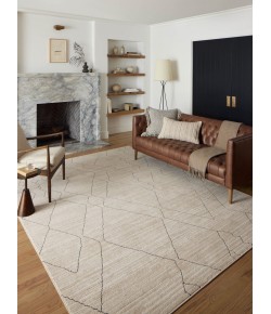 Loloi Darby Sand / Charcoal DAR-03 9 ft. 2 in. X 13 ft. Rectangle Rug
