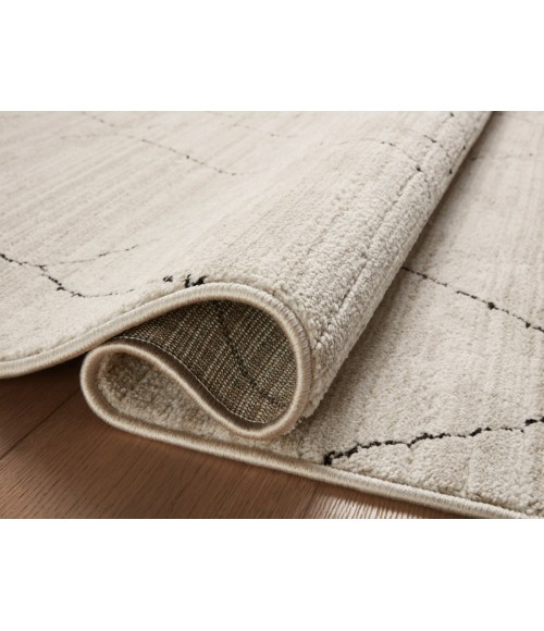 Loloi Darby Sand / Charcoal DAR-03 9 ft. 2 in. X 13 ft. Rectangle Rug