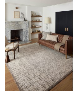 Loloi Darby Ivory / Stone DAR-04 6 ft. 7 in. X 9 ft. 3 in. Rectangle Rug