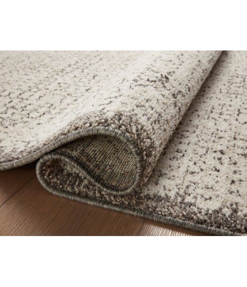 Loloi Darby Ivory / Stone Rug DAR-04 6 ft. 7 in. X 9 ft. 3 in. Rectangle - Rugs Town Loloi Darby Ivory / Stone DAR-04 6 ft. 7 in. X 9 ft. 3 in. Rectangle Rug