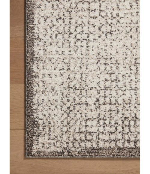 Loloi Darby Ivory / Stone Rug DAR-04 6 ft. 7 in. X 9 ft. 3 in. Rectangle - Rugs Town Loloi Darby Ivory / Stone DAR-04 6 ft. 7 in. X 9 ft. 3 in. Rectangle Rug