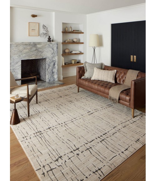Loloi Darby Sand / Dk. Grey DAR-06 9 ft. 2 in. X 13 ft. Rectangle Rug