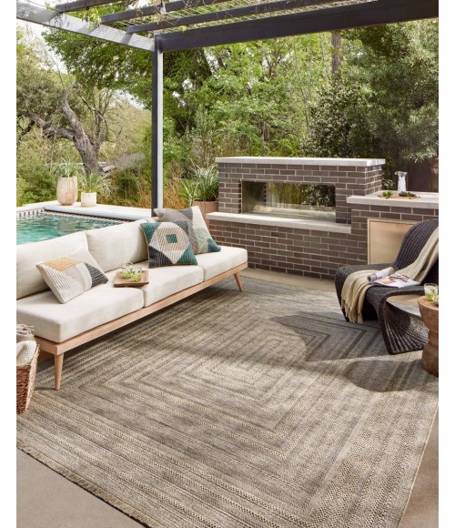 Loloi II Dawn Natural 7'-8" x 7'-8" Round Area Rug