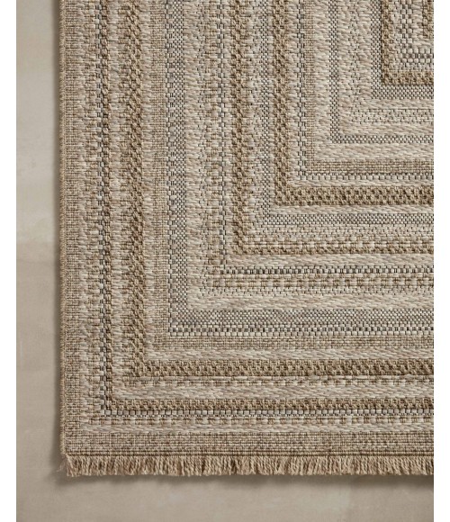 Loloi II Dawn Natural 7'-8" x 7'-8" Round Area Rug