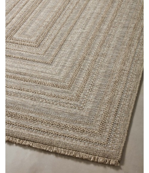 Loloi II Dawn Natural 7'-8" x 7'-8" Round Area Rug