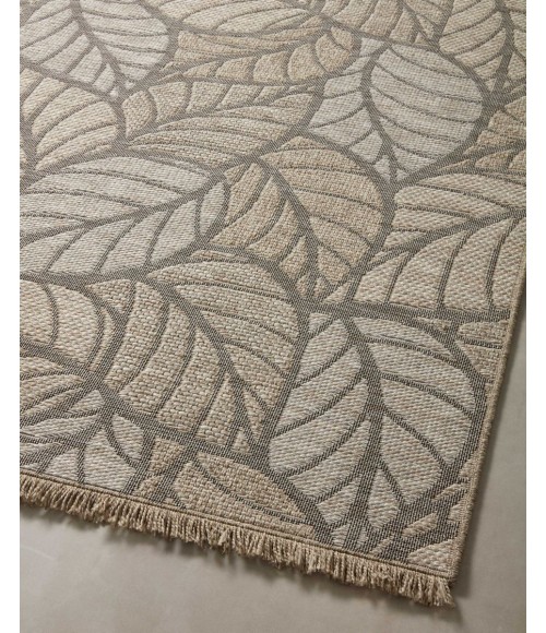 Loloi II Dawn Natural 7'-8" x 7'-8" Round Area Rug