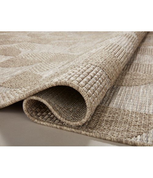 Loloi Dawn Area Rug Loloi II Dawn Natural 18" x 18" Sample Rug