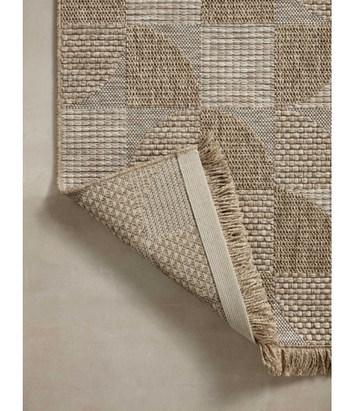 Loloi Dawn Area Rug Loloi II Dawn Natural 18" x 18" Sample Rug