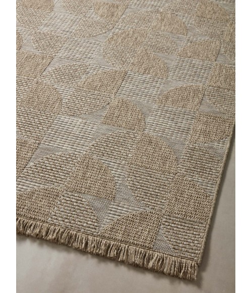 Loloi Dawn Area Rug Loloi II Dawn Natural 18" x 18" Sample Rug