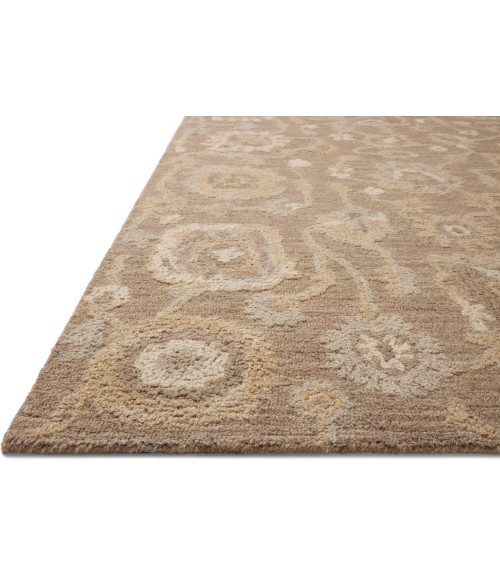 Chris Loves Julia x Loloi Dorothea Bark / Stone DRT-01 2ft.-6in. X 9ft.-9in. Rect. Rug