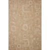 Chris Loves Julia x Loloi Dorothea Sand / Pebble DRT-01 2ft.-6in. X 9ft.-9in. Rect. Rug