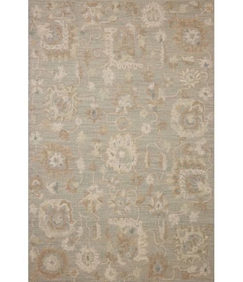 Chris Loves Julia x Loloi Dorothea Stone / Multi DRT-01 2ft.-6in. X 9ft.-9in. Rect. Rug