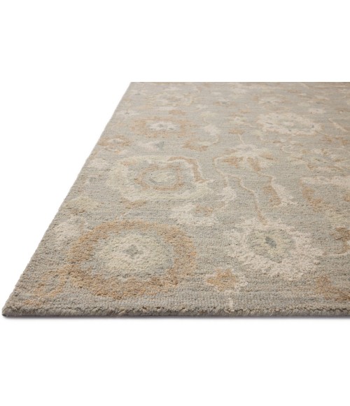 Chris Loves Julia x Loloi Dorothea Stone / Multi DRT-01 2ft.-6in. X 9ft.-9in. Rect. Rug