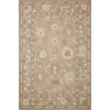 Chris Loves Julia x Loloi Dorothea Khaki / Dove DRT-02 2ft.-6in. X 9ft.-9in. Rect. Rug