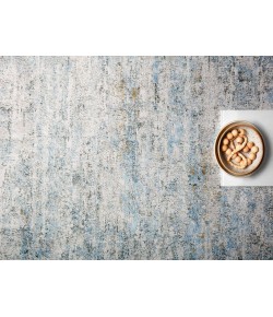 Loloi Drift DRI-03 IVORY / SKY Area Rug 18 in. X 18 in. Sample
