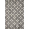 Loloi Ehren EHR-01 black / FOG Area Rug 9 ft. 3 in. X 13 ft. Rectangle