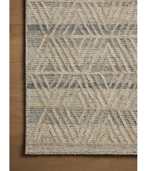 Loloi Elias Fog / Natural ELA-04 2 ft. 6 in. X 9 ft. 9 in. Rectangle Rug