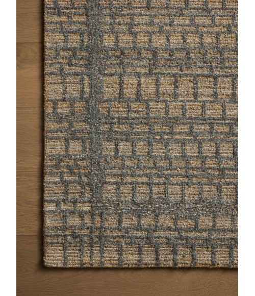Loloi Elias Wheat / Charcoal ELA-05 8 ft. 6 in. X 11 ft. 6 in. Rectangle Rug