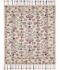 Loloi Elka ELK-02 IVORY / MULTI Area Rug 18 in. X 18 in. Sample