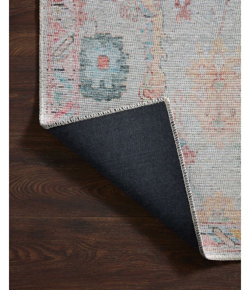 Loloi Elysium Area Rug Loloi II Elysium Collection Pebble / Multi 3'-0" X 3'-0" Round Accent Rug