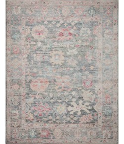 Loloi Elysium ELY-02 Graphite / Multi Area Rug 3 ft. 0 in. X 3 ft. 0 in. Round