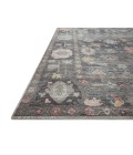 Loloi Elysium Area Rug Loloi II Elysium Collection Charcoal / Multi 7'-10" X 7'-10" Round Area Rug