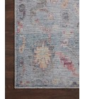 Loloi II Elysium Collection Denim / Multi 3'-0" X 3'-0" Round Accent Rug