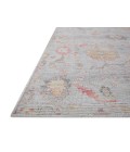Loloi II Elysium Collection Silver / Multi 3'-0" X 3'-0" Round Accent Rug