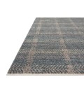 Angela Rose x Loloi Ember Blue / Beige EMB-03 18 in. X 18 in. Sample Rug