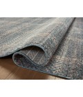 Angela Rose x Loloi Ember Blue / Beige EMB-03 18 in. X 18 in. Sample Rug