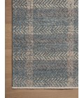 Angela Rose x Loloi Ember Blue / Beige EMB-03 18 in. X 18 in. Sample Rug