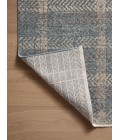 Angela Rose x Loloi Ember Blue / Beige EMB-03 18 in. X 18 in. Sample Rug