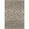 Loloi Emory EB-08 GRAPHITE / IVORY Area Rug 5 ft. 3 in. X 7 ft. 7 in. Rectangle