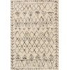 Loloi Emory EB-09 HEATHER GRAY / BLACK Area Rug 5 ft. 3 in. X 7 ft. 7 in. Rectangle