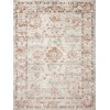 Loloi Estelle EST-01 IVORY / RUST Area Rug 18 in. X 18 in. Sample