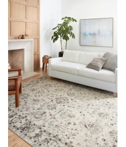 Loloi Estelle EST-01 IVORY / STONE Area Rug 18 in. X 18 in. Sample