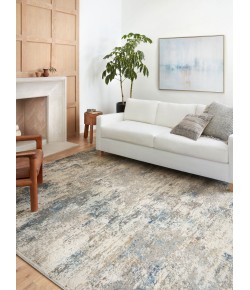 Loloi Estelle EST-03 IVORY / OCEAN Area Rug 3 ft. 11 in. X 5 ft. 7 in. Rectangle