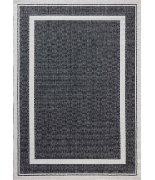 Loloi Easton Onyx / Ivory ESN-11 7ft.-10in. X 10ft. Rect. Rug