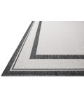 Loloi Easton Onyx / Ivory ESN-11 7ft.-10in. X 10ft. Rect. Rug