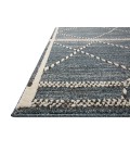 Loloi II Fabian Denim / Charcoal 2'-7" x 12'-0" Runner Rug