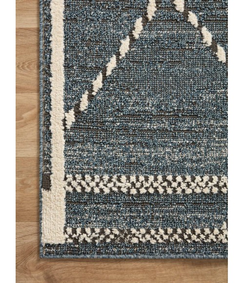 Loloi II Fabian Denim / Charcoal 2'-7" x 12'-0" Runner Rug